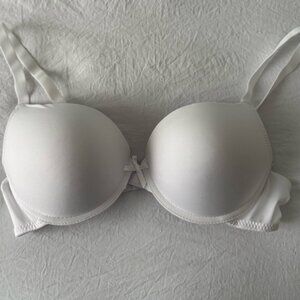 White Bra with Adjustable Straps